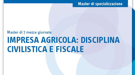 Immagine Impresa agricola: disciplina fiscale | Euroconference